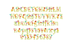 Happy Blooms Color Font Product Image 11