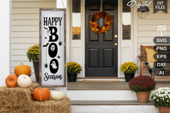 Happy Boo Season SVG | Halloween Porch Sign | Halloween Sign Product Image 3