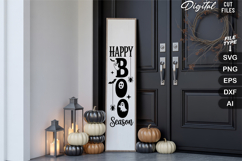 Happy Boo Season SVG | Halloween Porch Sign | Halloween Sign Product Image 4