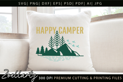 Camper SVG Camping Life SVG Adventure Mountain Landscape Product Image 6