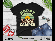 Happy Camper Png, Camping Png, Adventure Png, Camp Life Png Product Image 2