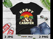 Happy Camper Png, Camping Png, Adventure Png, Camp Life Png Product Image 2