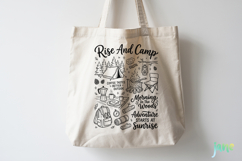 Happy Camper SVG PNG Clipart Bundle Product Image 4