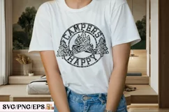 Happy Campers SVG PNG T-shirt Design Product Image 3