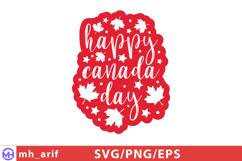 Happy Canada Day SVG PNG T-shirt Design Product Image 2