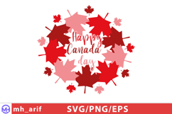 Happy Canada Day PNG SVG T-shirt Design Product Image 1