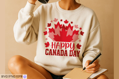 Happy Canada Day SVG PNG T-shirt Design Product Image 3
