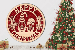Happy Christmas Gnome SVG Product Image 2