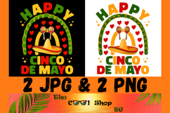Happy Cinco De Mayo Png, Cinco De Mayo Png, Sombrero Png Product Image 1