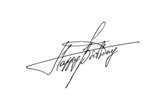 Happy Birthday Handwritten Vector Lettering Product Image 3