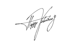 Happy Valentine Handwritten Vector Lettering Product Image 1