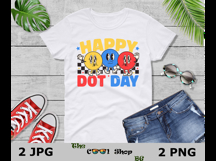 Happy Dot Day Png, Dot Day Shirt Png, Polka Dot Png Product Image 3