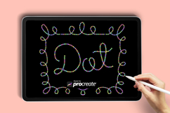 Color Dot Line Procreate Brush for Procreate Product Image 3