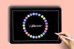 Color Dot Line Procreate Brush for Procreate Product Image 2