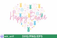 Happy Easter SVG PNG Design Product Image 1