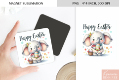Cute Animals|Happy Easter| Animal Kitchen Magnet Product Image 1