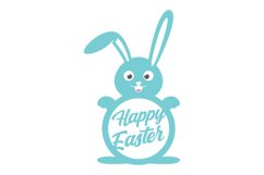 Happy Easter SVG Cut File Product Image 1