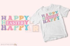 Retro Happy Easter Day SVG Sublimation Design, Easter Day Product Image 2