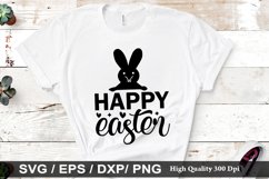 Happy easter SVG - Easter Dog Design Product Image 1
