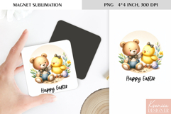 Cute Animals|Happy Easter| Animal Kitchen Magnet Product Image 1