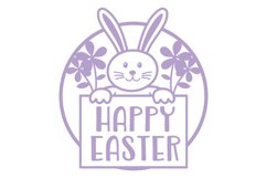 Happy Easter SVG Cut File Product Image 1