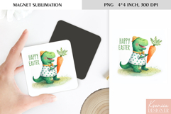 Cute Animals|Happy Easter| Animal Kitchen Magnet Product Image 1