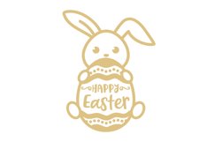 Happy Easter SVG Cut File Product Image 1