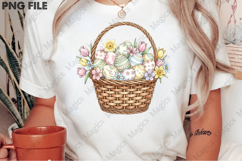 Happy Easter Basket PNG Product Image 2