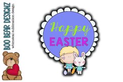 Happy Easter sublimation T shirt design Product Image 1