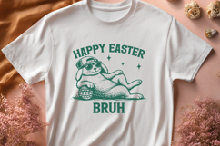 Happy Easter Bruh SVG, Funny Bunny Easter Shirt Cool Design Product Image 2
