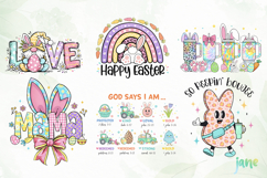 Happy Easter Bundle Png Sublimation Product Image 8