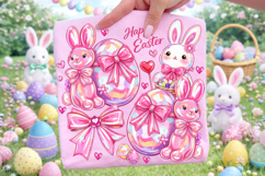 Brushstroke Easter PNG, Bunny Easter PNG, Easter Egg PNG Product Image 3