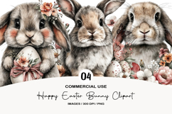Happy Easter Bunny Clipart Product Image 1
