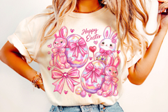 Brushstroke Easter PNG, Bunny Easter PNG, Easter Egg PNG Product Image 4