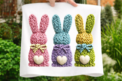 Happy Easter Bunny Png Faux Yarn Easter - Happy Easter Bunny Product Image 1
