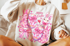 Brushstroke Easter PNG, Bunny Easter PNG, Easter Egg PNG Product Image 5