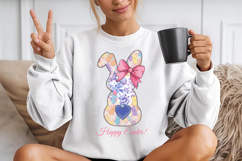 Happy Easter Bunny Sublimation Png Product Image 2