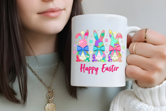 Happy Easter Bunny Sublimation Png Product Image 4