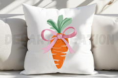 Happy easter Carrot coquette Sublimation PNG Product Image 4