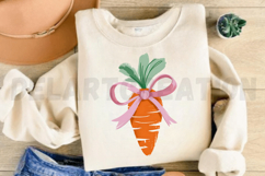Happy easter Carrot coquette Sublimation PNG Product Image 3