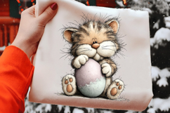 Happy Easter Cats clipart Product Image 2