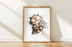 Happy Easter Cats clipart Product Image 3