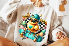 Happy Easter, Easter Chick PNG, Easter PNG Sublimation Product Image 1