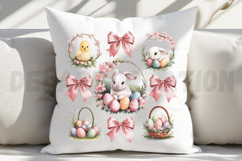 Happy Easter Coquette Sublimation PNG Product Image 4