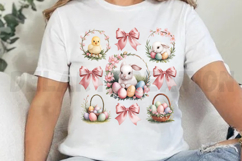 Happy Easter Coquette Sublimation PNG Product Image 2
