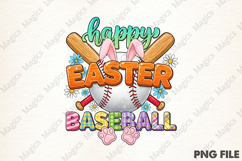 Happy Easter Day Baseball Png Product Image 1