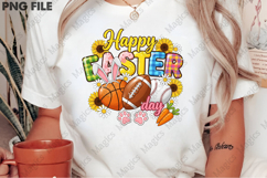 Happy Easter Day Sports heart png sublimation Product Image 2