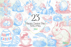 Happy Easter Day SVG PNG Bundle Product Image 1