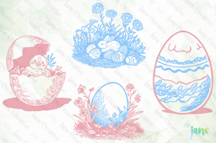 Happy Easter Day SVG PNG Clipart Product Image 1