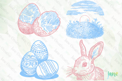 Happy Easter Day SVG PNG Clipart Product Image 1